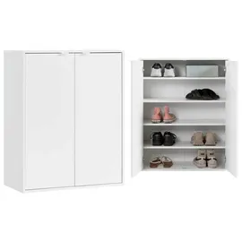 mokebo Der Concierge 74 x 95 x 36 cm weiß / weiß