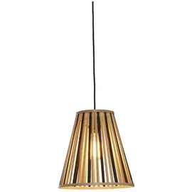 Good & Mojo Good&Mojo, Hängeleuchte Merapi Pendelleuchte konisch, natur/schwarz - 30 cm,