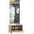 Homcom Garderoben-Set 60 x 13,5 x 127,5 cm beige