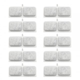 DONGKER Trinkbrunnen Filter, 10 Stck Katzenbrunnen Filter mit Aktivkohlefilter, Ersatzfilter mit 3 Filtersystemen fr Hunde/Katzen Trinkbrunnen, 11x4,6 cm