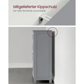 VASAGLE Badezimmerschrank 4 Schubladen