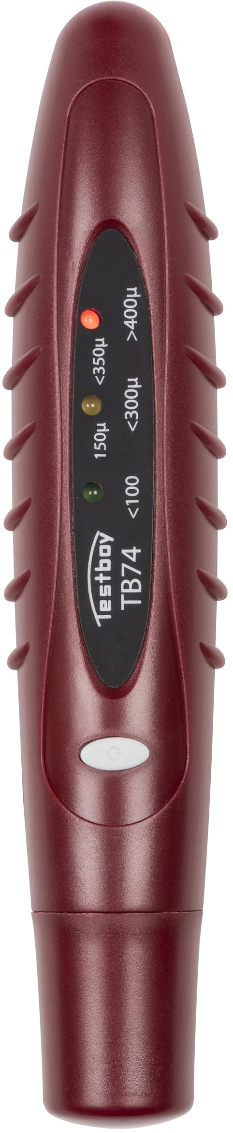 Testboy 74 Schichtdickentester mit LED-Anzeige (für nicht-magnetische Untergründe, übersichtliche LED-Anzeige, schnelle und unkomplizierte Überprüfung von Fahrzeuglacke), Rot
