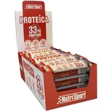 Nutrisport 33% Protein 44gr Protein Riegel Kasten Doppelt Schokolade 24 Einheiten