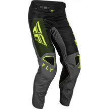 FLY RACING Kinetic Jet, Textilhose - Schwarz/Oliv/Grau/Neon-Gelb - 28