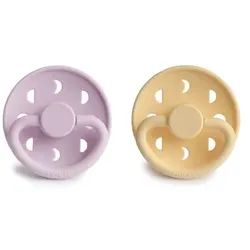 FRIGG Schnuller Moon Phase Daffodil/Soft Lilac 6-18 Monate