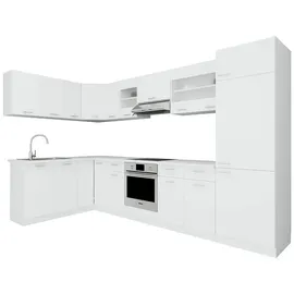 VCM Winkelküche L-Form 505 cm braun