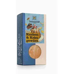 Omas Kuchen- und Keksgewürz bio 50 g – Bio-Gewürzmischung für süßes Gebäck