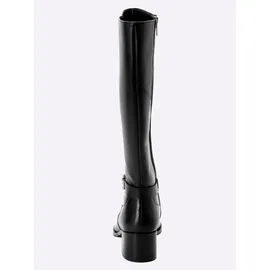 sheego Weitschaftstiefel Damen Schwarz 43