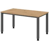 B.M. Schreibtisch Asteiche / Graphit