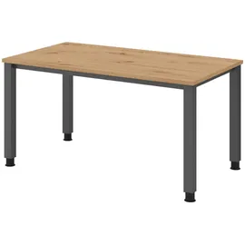 B.M. Schreibtisch Asteiche / Graphit