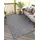 Carpet City In-& Outdoor Teppich - 140x200 cm - für Innen-& Außenbereich - Wetterfest Balkon-Teppich, Terrasse, Flur, Küche - Wohnzimmer-Teppiche - Hochtief/ 3D-Effekt - Geo-Muster in Anthrazit
