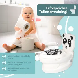 pilsan Töpfchen mit Spülgeräusch Panda, Kindertoilette