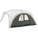 Coleman Seitenwand Event Shelter Deluxe, Pavillon Seitenteil mit Tür und Fenster, Seitenplane, dient auch als Sonnenschutz, Wasserabweisend, Grün, XL