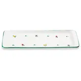 Gmundner KERAMIK Stollenplatte Grösse: l= 42 cm x b= 16 cm x h= 2.5 cm Streublume Geschirr, handgemacht in Österreich