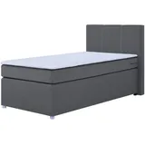 Roller Boxspringbett - silver - H3 - Bonell-Federkern - 90x200 cm