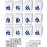 Nazalus-hot Sale-hyclean 3d Fjm Staubsaugerbeutel Für Miele (12 Beutel, 2 Motorfilter, 2 Abluftfilter) Staubsaugerbeutel Für Miele Gn Pack Xxl, Alternative Für Miele 9917730 Gn Hyclean 3d