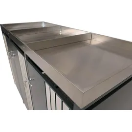MCW Mülltonnenverkleidung O67 125 x 84 cm anthrazit