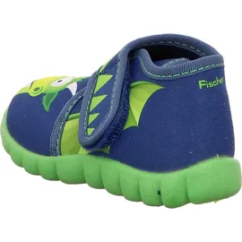 Fischer Markenschuh Hausschuhe Blau 20