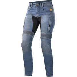 Trilobite Parado Slim-Fit, Jeans Damen Motorradjeans, blau, - W30/L34