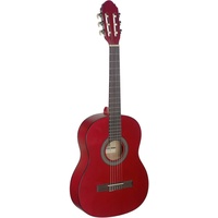 Stagg C430 3/4 Größe Name Klassische Gitarre – Schwarz 3/4 rot