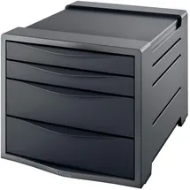 Esselte Organizer Schubladenset Vivida 4-tlg. schwarz