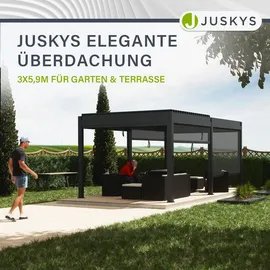 Juskys Lamellendach Tahiti 3 x 5,9 m