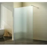FA-Bausysteme Walk-In Glas Dusche Vollsatiniert 60 cm