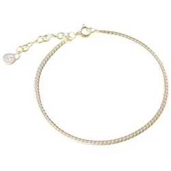 fejn Armband Flat Chain nachhaltiger Echtschmuck Gold Damen 
