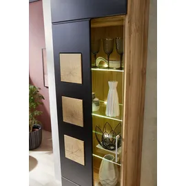 Innostyle Vitrine Sonate Dekor Schwarz