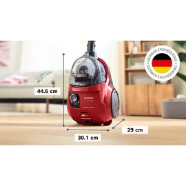 Bosch Serie 4 BGS21CAR beutellos rot