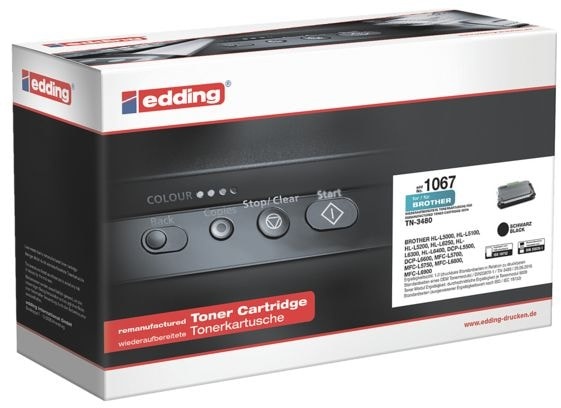 Preisvergleich Produktbild Toner ersetzt Brother »TN-3480«, Edding