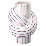 Rosenthal Node Stripes Plum Vase 12 cm