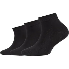 CAMANO ca-soft Kurzsocken 7er Pack Schwarz 39-42
