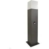 Polux Außenleuchte Kunststoff, Metall 44,0 cm inkl. Bewegungsmelder grau