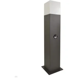Polux Außenleuchte Kunststoff, Metall 44,0 cm inkl. Bewegungsmelder grau
