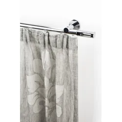 Gardinenstange GARESA "EASY", grau (chromfarben), B:67cm L:540cm Ø:20mm, Aluminium, Gardinenstangen