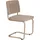 ZUIVER Ridge Kink Esszimmerstuhl Polyester beige 2er Set