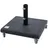 Knirps Rollsockel Granitsockel ca. 50 kg Schwarz