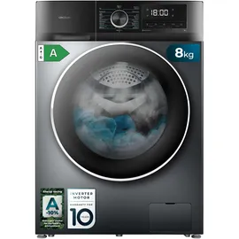 Cecotec Bolero Dresscode 8500 Inverter Waschmaschine Steel (8 kg, 1400 U/min)