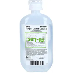 Ringer Lactat Lösung Plastik Infusionslösung