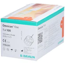 Medi-Spezial GmbH Kanüle Omnican fine 31 G 0,25x8 mm 100 St.