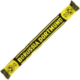 BVB Borussia Dortmund BVB 16110300 - BVB-Fanschal, Borussia Dortmund, Unisex Bvb-schal Borussia Fan Schal, Schwarz/gelb, 140cm x 17 cm