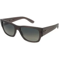Ray-Ban 0RB0947S CARLOS Unisex-Sonnenbrille Vollrand Quadratisch Propionat-Gestell, grau