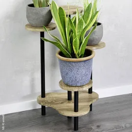 KESPER Blumenständer 64,5 x 46 x 72,5 cm Schwarz