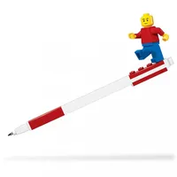 LEGO Gelstift mit Legofigur Rot