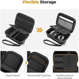 luxuskollektion Digitalkamera Tasche Eva-Hartschalendesign schwarz