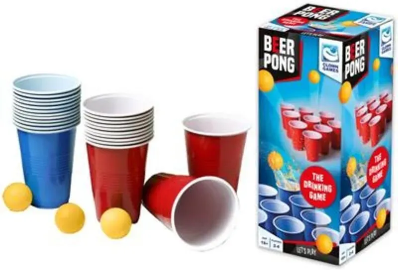 Clown Games Beer Pong 20 Becher 6 Bälle
