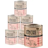 Dehner Fine Nature Hundefutter Rind 6 x 800 g