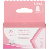 Supple Cups für flache, scheue und umgekehrte Brustwarzen (Größe 2)