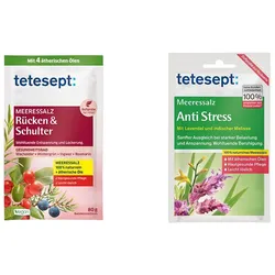 tetesept® Meeressalz Anti Stress + Meeressalz Rücken & Schulter